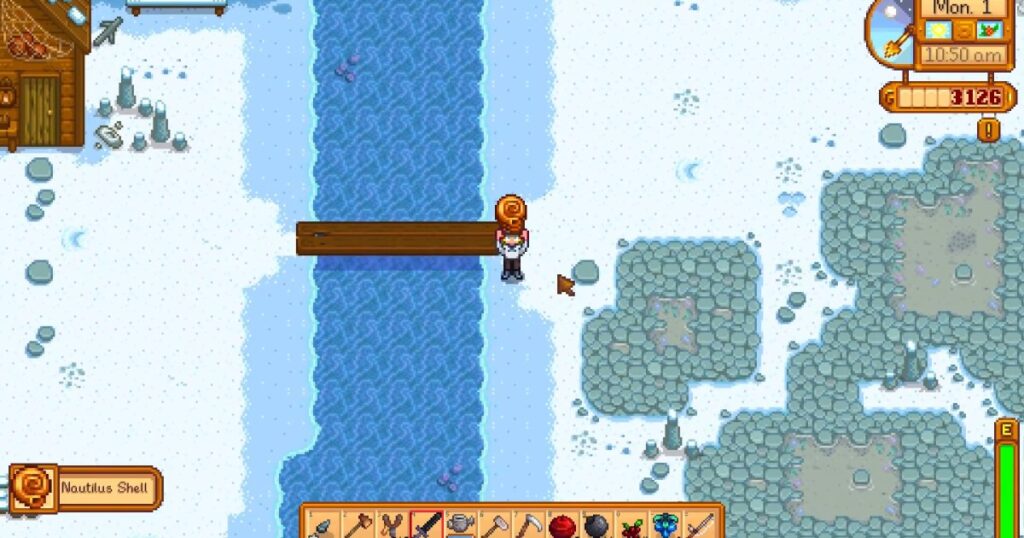 How to get nautilus shells in Stardew Valley